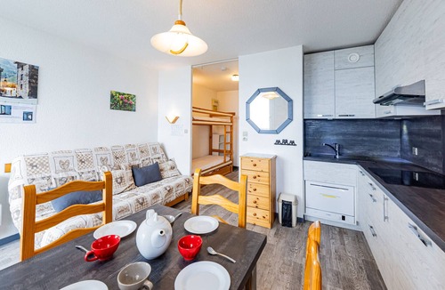 Montgellafrey Apartment | Cozy studio 4 pers, south balcony, 30m from ESF lessons