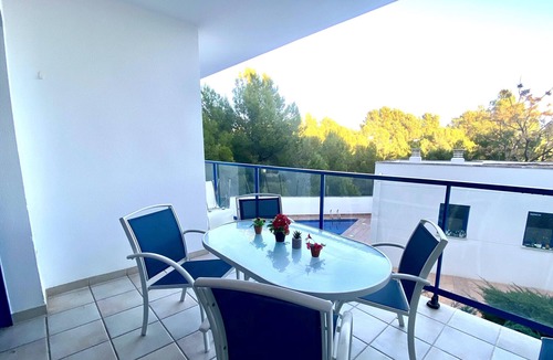 Calafat Apartment | Cozy Seaside Apt with Pool, Terrace & Parking near Cala Llobeta – Ideal for Families