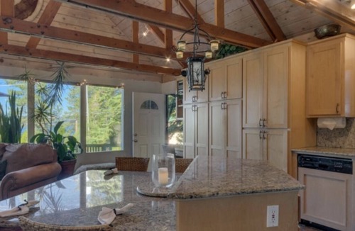 Kings Beach House | Cozy, secluded cabin, great location and beautiful spa with sweeping views!