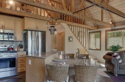 Kings Beach House | Cozy, secluded cabin, great location and beautiful spa with sweeping views!