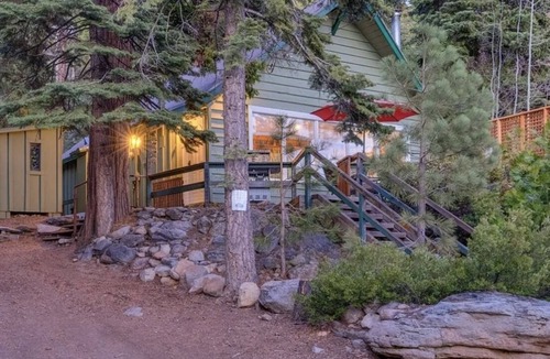 Kings Beach House | Cozy, secluded cabin, great location and beautiful spa with sweeping views!
