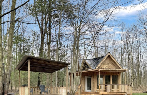 Langton House | Cozy Secluded Tiny Cabin for a True Getaway in the Outdoors Surrounded by Nature in Simcoe, Ontario