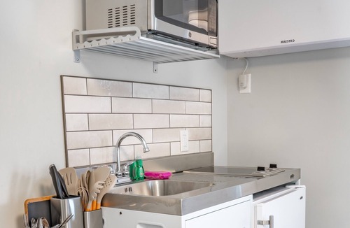 Hampton Hotel | Cozy second floor suite with kitchenette!