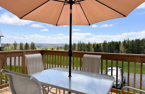 Cape Breton Island Ski Chalet | Cozy spacious with private deck | On cabot trail | Unit 15 @ Great Cabot Lodge