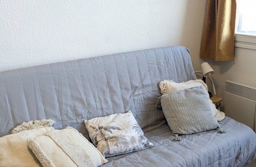 Prapoutel Apartment | Cozy studio in Prapoutel for 3 people with balcony