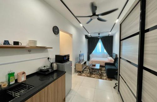Kampung Masjid Timah Apartment | Cozy Suite Studio Meritus Residensi Perai