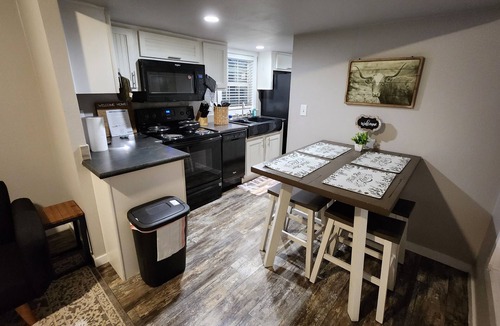 Midlothian Cabin | Cozy Timy house 1-bedroom, 2-loft cabin in with full bath and kitchen on a farm!