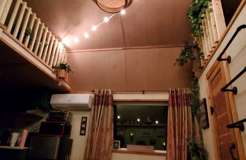 Mead Cabin | Cozy tiny cabin nested in the trees in a lake community, peaceful countryside.