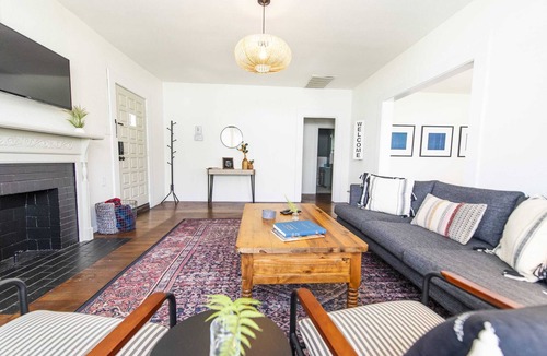 Austin Ave. Condo | Cozy Tudor Bungalow in Waco