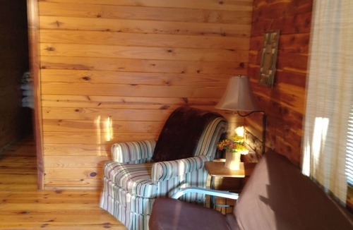 Mountain Pine Cabin | COZY UNIT #1 WATERFRONT LOG CABIN