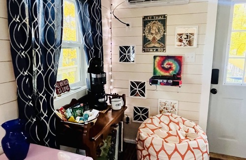 Sparta Cabin | Cozy Up In Mosaic Cabin #Reconnect #Love #Escape #River