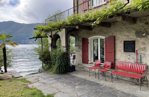 Ranzo Apartment | Cozy vacation paradise with direct lake access and terrace seating area
