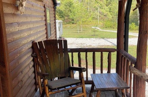 Camp Dix Cabin | Cozy Vanceburg Nature Cabin with RV Hookup Option