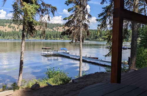 Seeley Lake Cabin | Cozy Vintage Cabin on Placid Lake, Montana - Waterfront, Sleeps 6 Adults - Wi-Fi