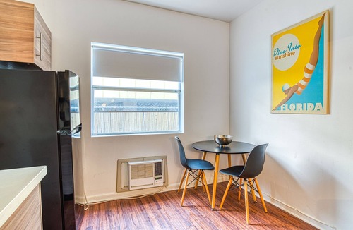 South of Fifth Apartment | Cozy, waterfront condo with WiFi, shared pool, & well-equipped kitchenette