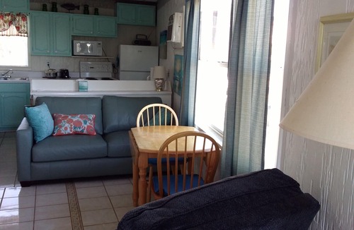 Indian Shores Condo | Cozy, Waterfront Studio Getaway