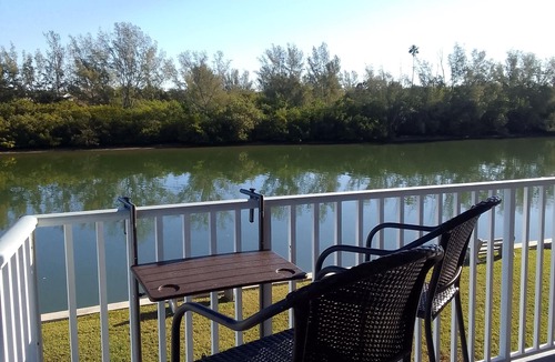Indian Shores Condo | Cozy, Waterfront Studio Getaway