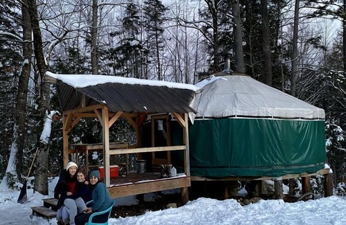 Chatham House | cozy yurt in the peaceful forest