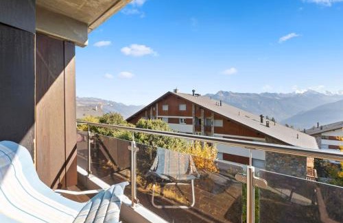Randogne Apartment | Crans-Montana, 5 pers, balcon vue et parking privé