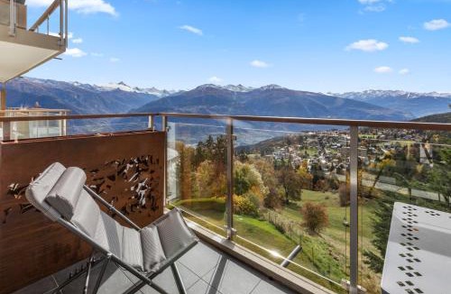 Randogne Apartment | Crans-Montana 6 pers, grand appart rénové avec balcon, vue & parking