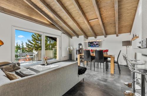 Randogne Apartment | Crans-Montana 6 pers, grand appart rénové avec balcon, vue & parking