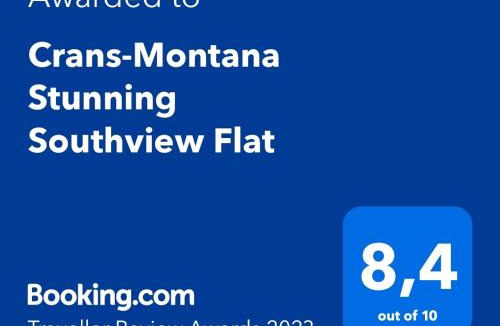 Aminona Apartment | Crans-Montana Stunning Southview Flat