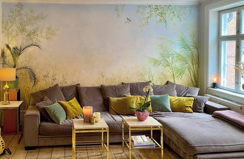 Christianshavn Apartment | Creative home with exposed beams in Christianshavn