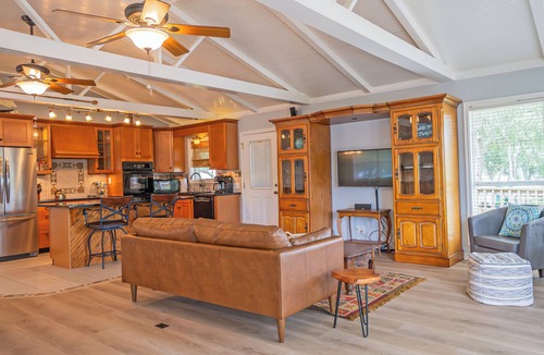 Cedar Lane House | Creek Front Home w/Fishing Pier & Amazing Outdoor Spaces