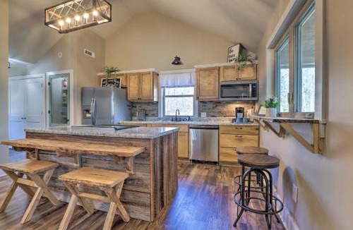 Summerville House | Creek-View Getaway with Deck, Yard, and Fire Pit!