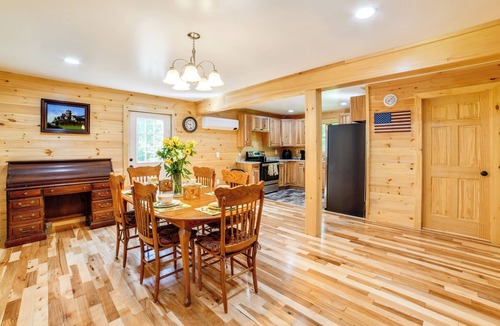 Mount Upton Cabin | Creekside Cabin in Bainbridge w/Wraparound Deck!