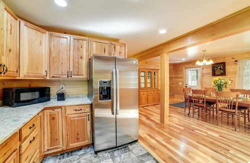 Mount Upton Cabin | Creekside Cabin in Bainbridge w/Wraparound Deck!