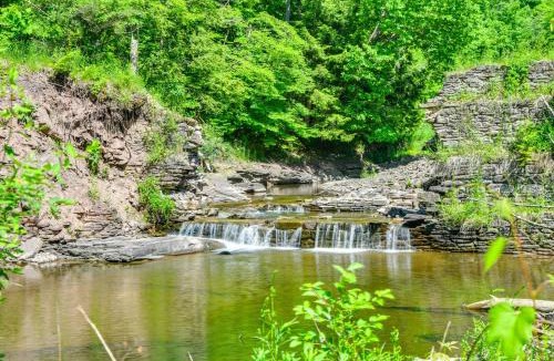 Mount Upton House | Creekside Cabin in Bainbridge with Wraparound Deck!