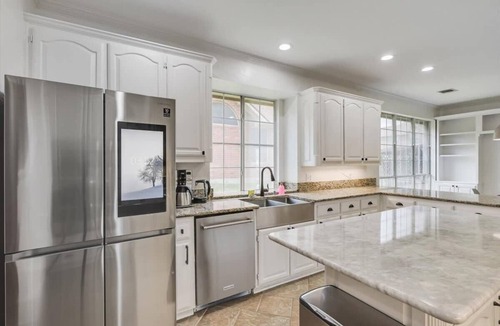 Plano House | Creekside Charm w/Pool, Backyard Oasis, Patio