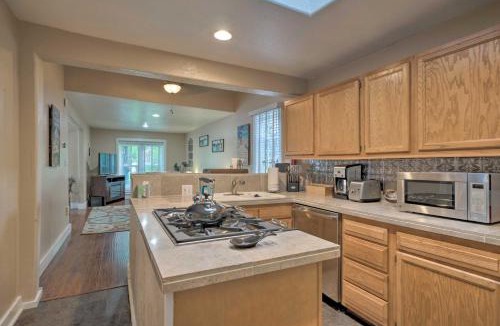 Manitou Springs Historic District House | Creekside Home with Patio, Walk to Manitou Incline!
