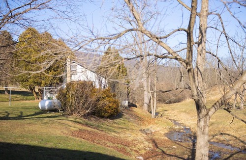 Allenwood Cabin | Creekside Retreat |Firepit Views Sleeps 8