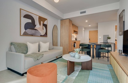 Overtown Condo | Crosby Miami WTC 1BR/1BA Downtown Base ADA #504