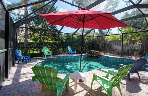 Crystal Beach House | Crystal Beach Pool Home