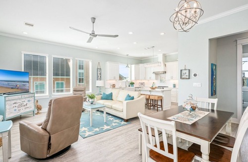 Port Bolivar House | Crystal Breeze - beautiful 3 bdrm, with gulf view - just steps to the beach!