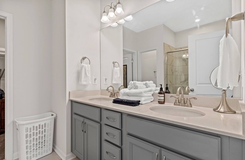 Northeast Raleigh House | CUSTOM Game Room in a luxury refreshing townhome