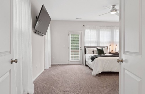 Northeast Raleigh House | CUSTOM Game Room in a luxury refreshing townhome