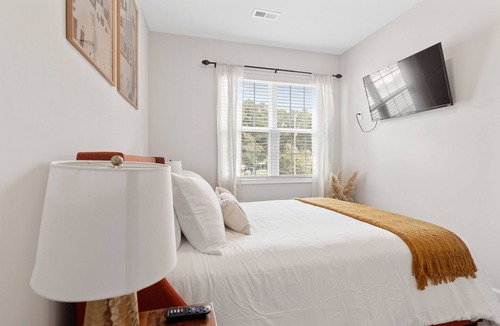 Northeast Raleigh House | CUSTOM Game Room in a luxury refreshing townhome