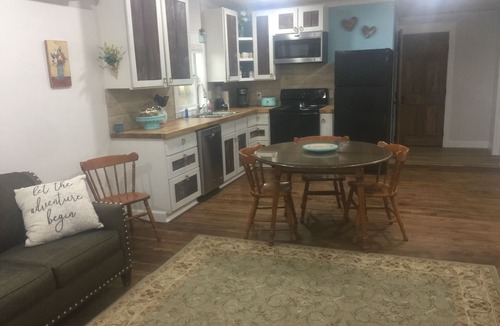 Camp Wood House | Cute, comfortable, cottage, huge shade trees, fenced yard