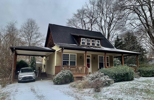 Candler House | Cute cottage just outside Asheville with EV charger. Won’t you be my neighbor?