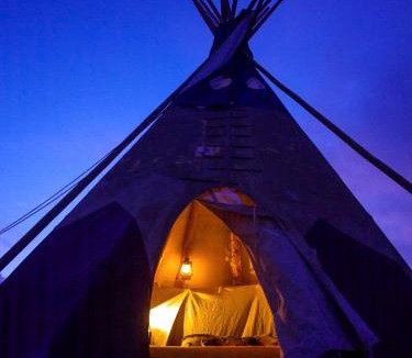 Petaca House | Cute Tipi in Tres Piedras for New Mexico Glamping Escapes
