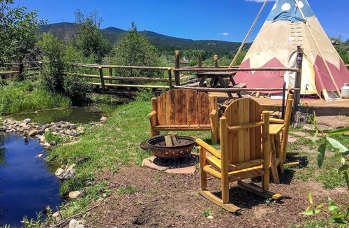 Petaca House | Cute Tipi in Tres Piedras for New Mexico Glamping Escapes