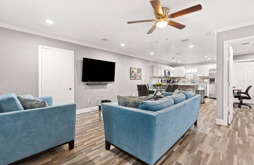 Leon Valley House | CYC Eclectic Back House with BBQ Gazebo