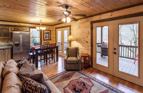 Ellijay Cabin | Dancing Waters - River Front, Fishing, Game Room