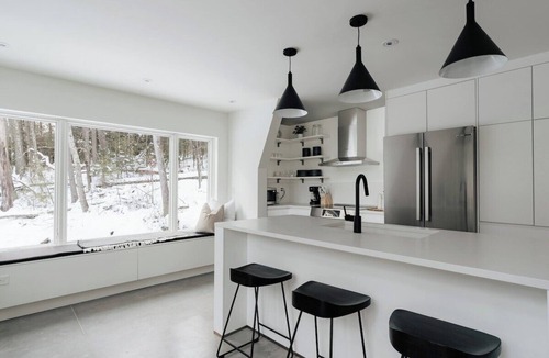 Pond Eddy House | Darby A-Frame + Cabin: Stylish + Modern w/ Sauna