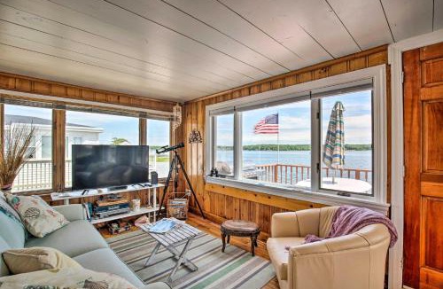 Wareham Center House | Deck and Beach Access Waterfront Cape Cod Cottage