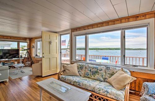 Wareham Center House | Deck and Beach Access Waterfront Cape Cod Cottage